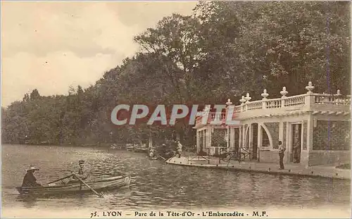 Cartes postales Lyon Parc de la Tete d'Or Embarcadere