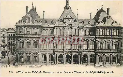 Ansichtskarte AK Lyon Le Palais du Commerce et de la Bourse Oeuvre de Dardel (1853 1860)