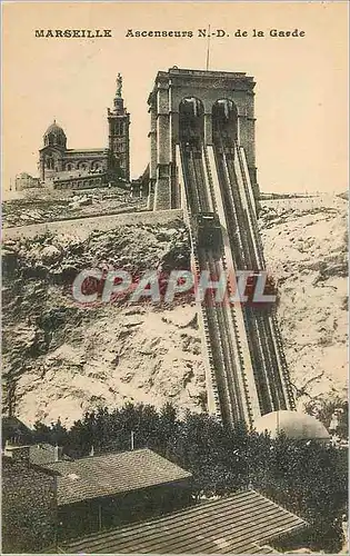 Cartes postales Margeille Ascenseurs N D de la Garde