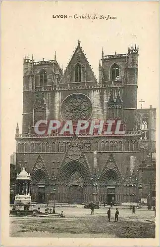 Cartes postales Lyon Cathedrale St Jean