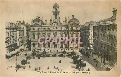 Cartes postales Lyon L'Hotel de Ville Place des Terreux