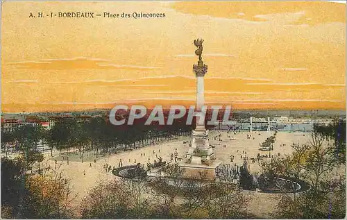 Cartes postales Bordeaux Place des Quinconces