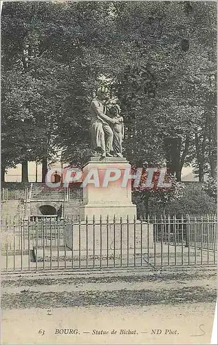 Cartes postales Bourg Statue de Bichat ND