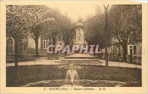 Ansichtskarte AK Bourg(Ain) Square Lalande DD