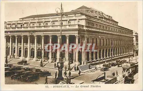 Cartes postales Bordeaux Le Grand Theatre