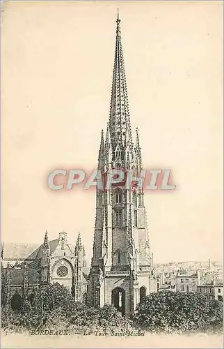 Cartes postales Bordeaux La Tour Saint Michel