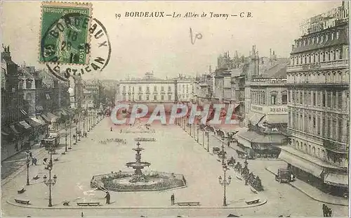 Cartes postales Bordeaux Les Allees de Touny