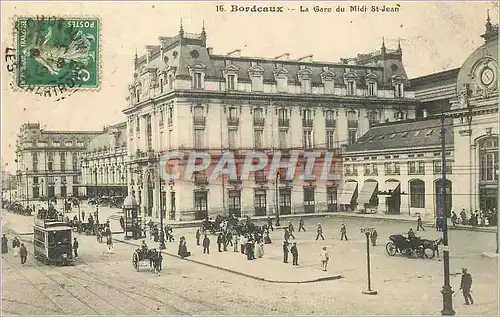 Cartes postales Bordeaux La Gare du Midi St Jean