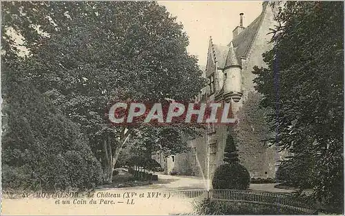 Cartes postales Montresor Le Chateau (XVe et XVIe Siecles) et Un Coin du Parc
