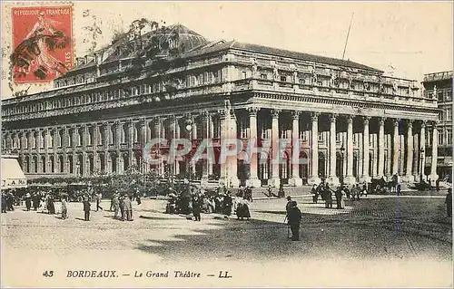 Cartes postales Bordeaux Le Grand Theatre