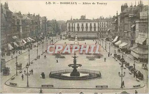 Cartes postales Bordeaux Allees de Tourny