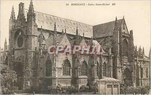 Cartes postales Bordeaux Eglise Saint Michel BR