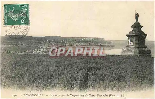 Ansichtskarte AK Mers Sur Mer Panorama sur le Treport Pris de Notre Dame des Flots