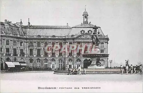 Ansichtskarte AK Bordeaux Fontaine des Trois Graces