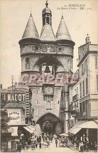Cartes postales Bordeaux La Grosse Cloche