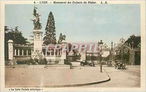 Ansichtskarte AK Lyon Monument des Enfants du Rhone L A