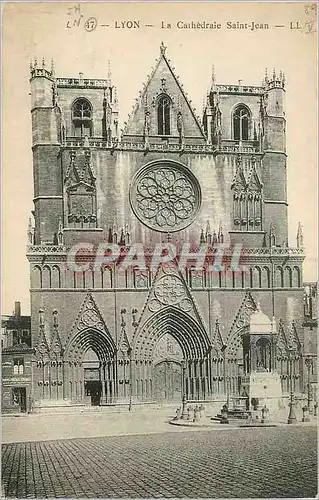 Cartes postales Lyon La Cathedrale saint Jean LL