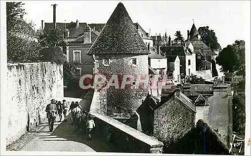 Moderne Karte Avallon (Yonne) Les Remparts et Tour de L'Escharguet