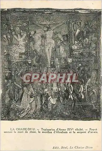 Cartes postales La Chaise Dieu Tapisseries d'Arras (XVe Siecle)