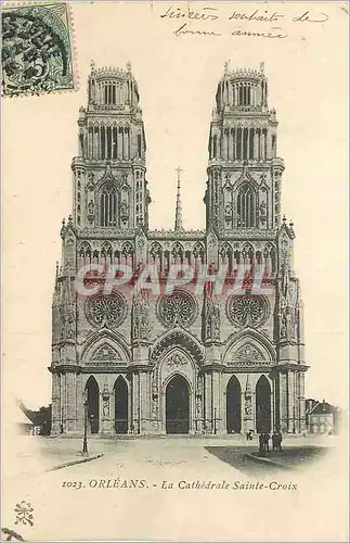Cartes postales Orleans La Cathedrale Sainte Croix