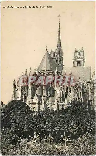 Cartes postales Orleans Abside de la Cathedrale