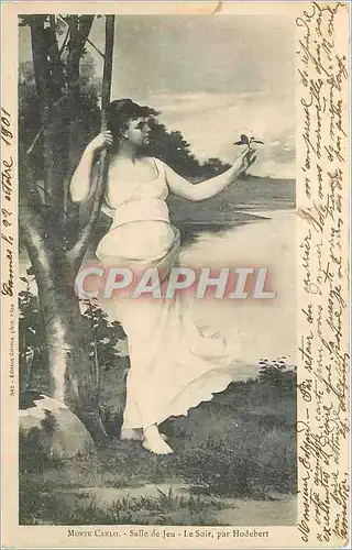 Cartes postales Mont Carlo Salle de Jeu Le Soir par Hodebert