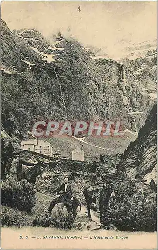 Cartes postales Gavarnie (H Pyr) L'Hotel et le Cirque