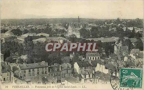 Cartes postales Versailles Panorama Pris de l'Eglise Saint Louis