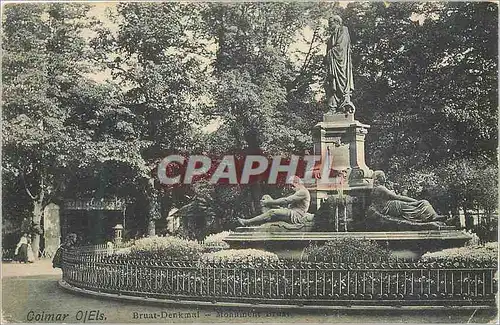 Cartes postales Colmar Ojels Bruat Denkmal Monument