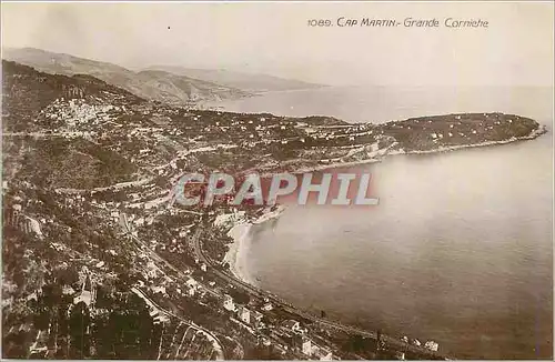 Cartes postales Cap Martin Grande Corniche