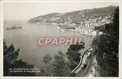 Cartes postales moderne Villefranche Sur Mer La Corniche et Vue Generale