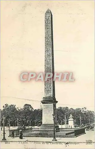 Cartes postales Paris Place de la Concorde