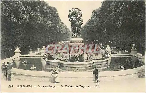 Cartes postales Paris (VIe) Le Luxembourg La Fontaine de Carpeaux