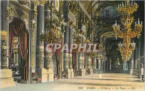 Cartes postales Paris l'Opera le Foyer LL