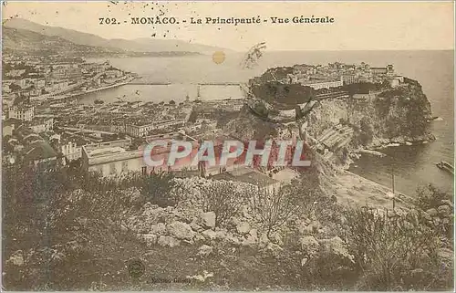 Cartes postales Monaco La principaute Vue generale