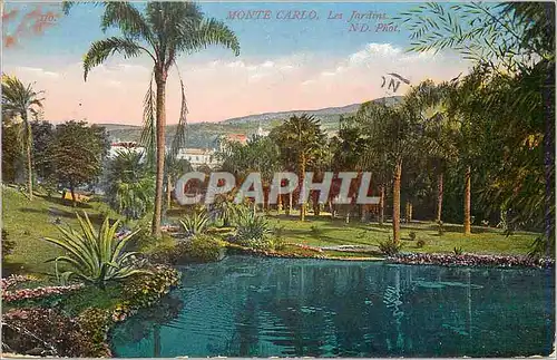 Cartes postales Monte Carlo Les Jardins