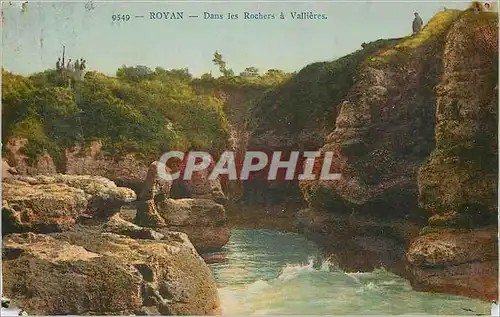 Cartes postales Royan Dans les Rochers a Vallieres