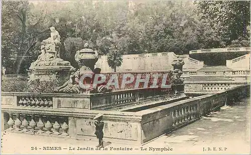 Ansichtskarte AK Nimes Le Jardin de la Fontaine Le Nymphee