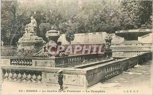 Cartes postales Nimes Le Jardin de la Fontaine Le Nymphee