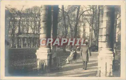 CARTE PHOTO Paris Parc Monceau