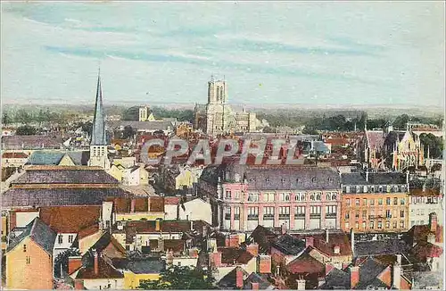 Cartes postales Troyes Chef Lieu du Departement de L'Aube Vue Generale Prise de la Madeleine