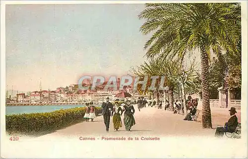 Cartes postales Cannes Promenade de la Croisette