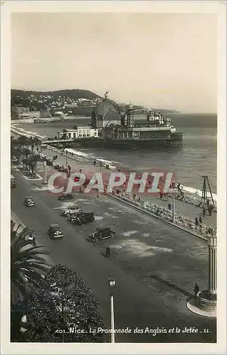 Cartes postales moderne Nice Promenade des Anglais et la Jetee