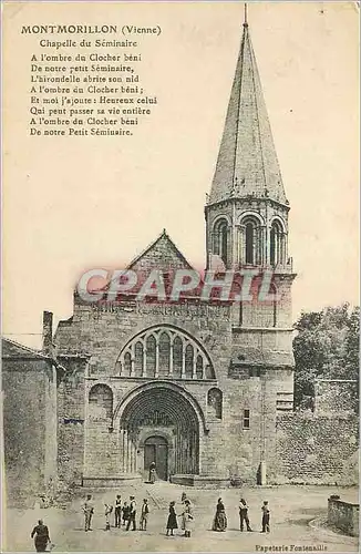 Cartes postales Montmorillon (Vienne) Chapelle du Seminaire