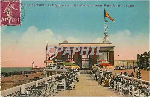 Cartes postales Le Treport La Fregale (Arch Andre Echard) La Jetee