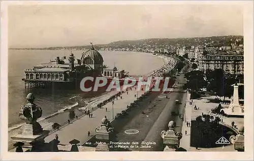 Cartes postales moderne Nice Promenade des Anglais et le Palais de la Jetee