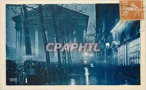 Cartes postales Paris la Nuit La Madeleine