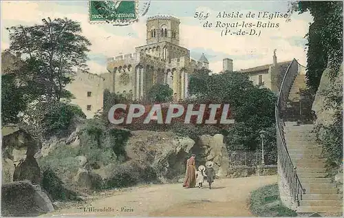 Cartes postales Abside de l'Eglise de Royat les Bains (P de D) L'Hirondelle Paris
