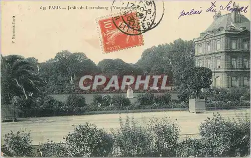 Cartes postales Paris Jardin du Luxembourg Vue Artistique