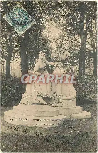 Ansichtskarte AK Paris Monument de Watteau au Luxembourg